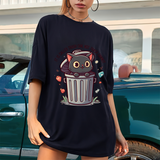 Trash Cat T Shirt – It’s Called Trash Can, Not Trash Cannot
