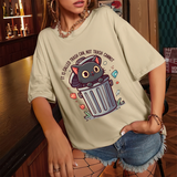 Trash Cat T Shirt – It’s Called Trash Can, Not Trash Cannot